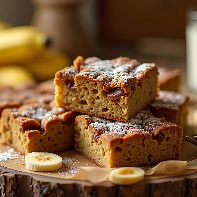 banana bread brownies