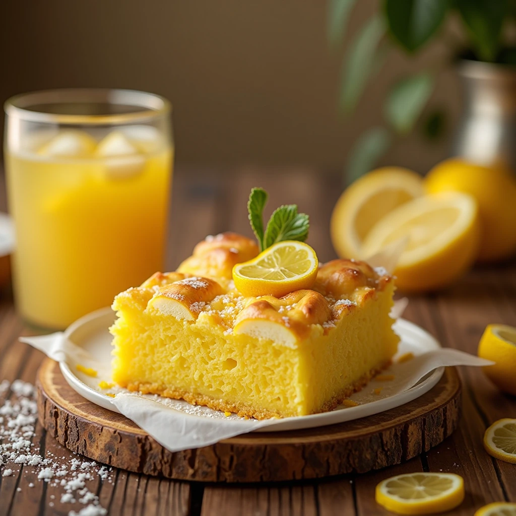 lemon brownie